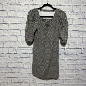 💜 Dual nature black and white gingham dress